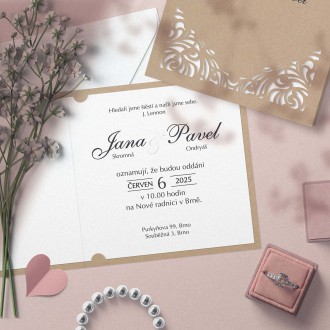 Wedding invitation L2158ot