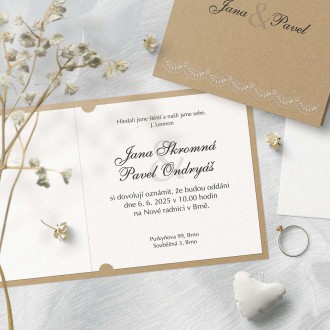 Wedding invitation L2161ot
