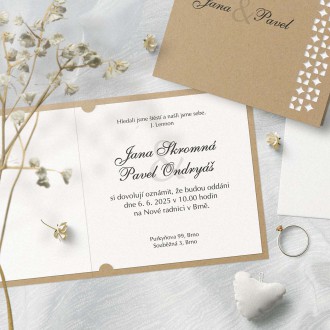 Wedding invitation L2223ot