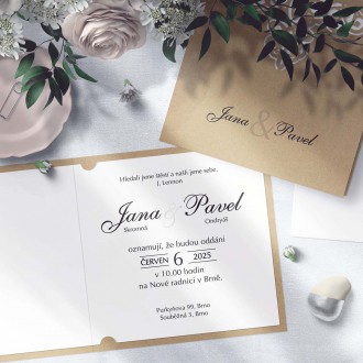 Wedding invitation L2240ot