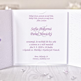 Wedding invitation L3054