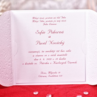 Wedding invitation L3052