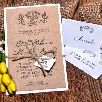 Wedding invitation L3038