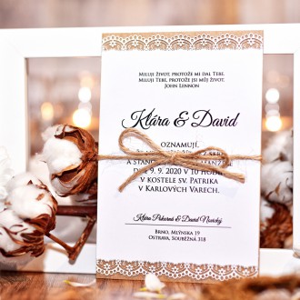 Wedding invitation L3042