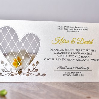 Wedding invitation L3046