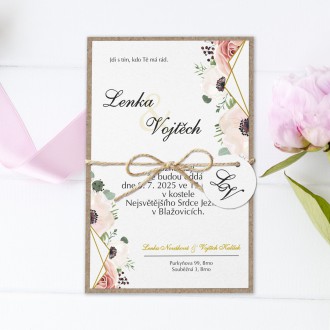 Wedding invitation KLN1822