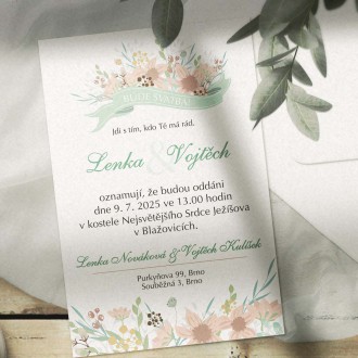 Wedding invitation KL1827
