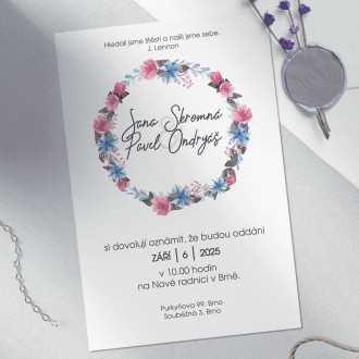Wedding invitation KL1833