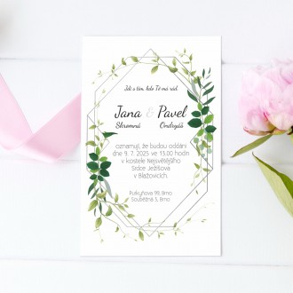 Wedding invitation FO1303
