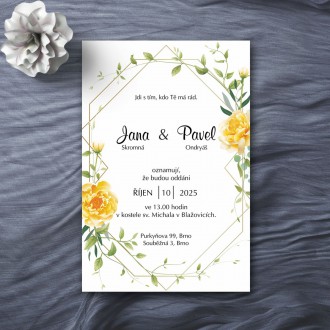 Wedding invitation FO1307