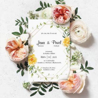 Wedding invitation FO1307
