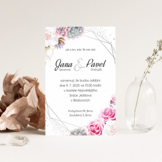 Wedding invitation FO1309