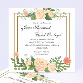 Wedding invitation FO1322