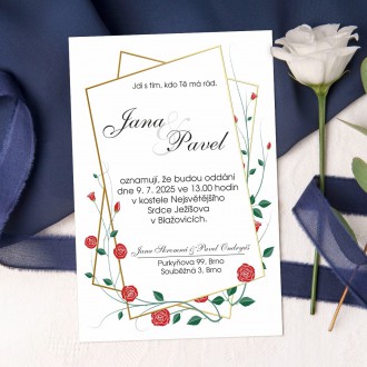 Wedding invitation FO1324