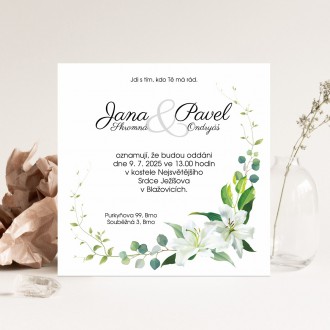 Wedding invitation FO1331