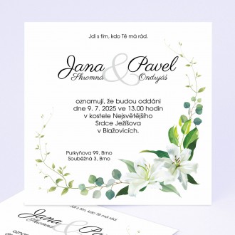 Wedding invitation FO1331