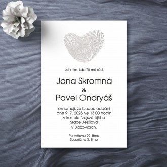 Wedding invitation FO1346