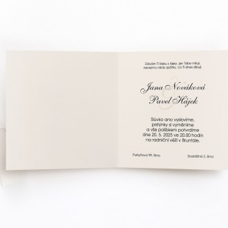 Wedding invitation FO1301ot
