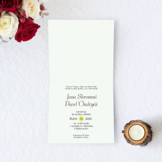 Wedding invitation FO1302ot
