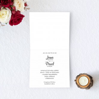 Wedding invitation FO1308ot