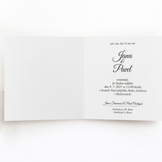 Wedding invitation FO1323ot