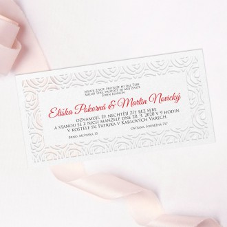 Wedding invitations L4805