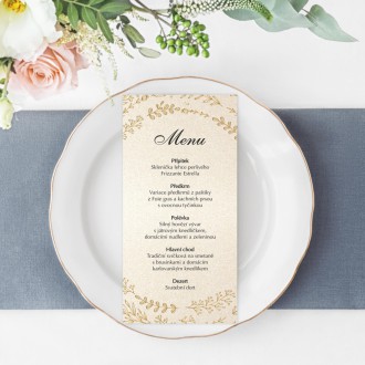 Wedding menu KL1804m