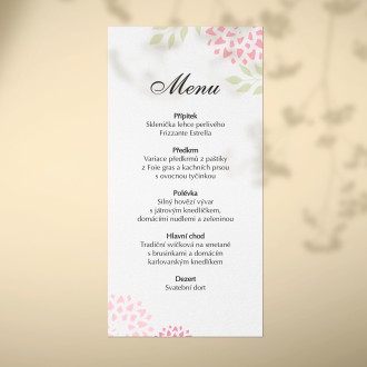 Wedding menu KL1806m