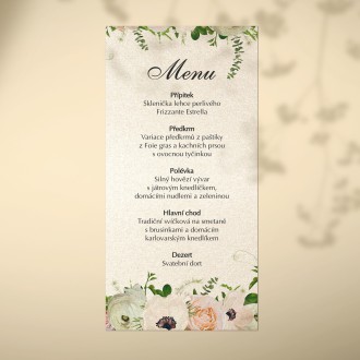 Wedding menu KL1807m