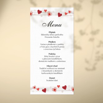 Wedding menu KL1808m