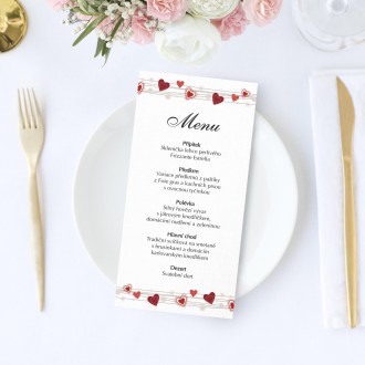 Wedding menu KL1808m