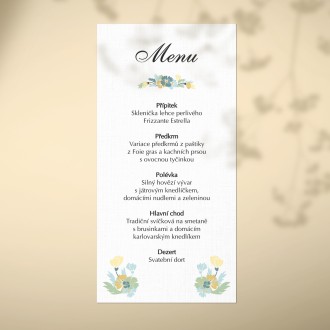 Wedding menu KL1811m