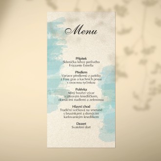 Wedding menu KL1813m