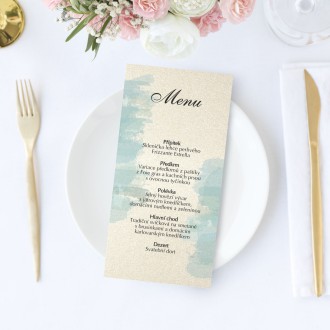 Wedding menu KL1813m