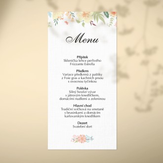 Wedding menu KL1814m