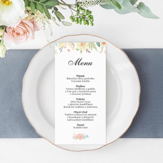 Wedding menu KL1814m