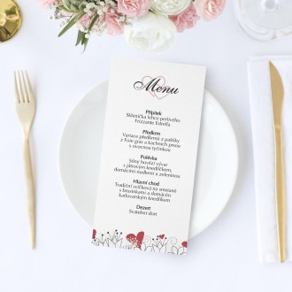 Wedding menu KL1820m