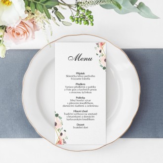 Wedding menu KL1822m