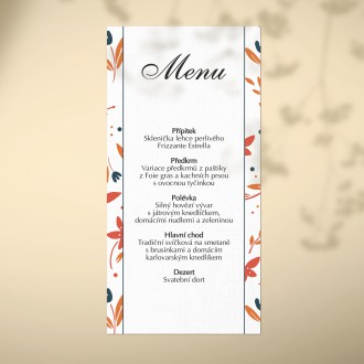 Wedding menu KL1826m