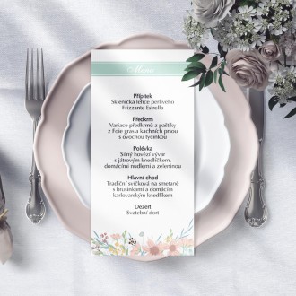 Wedding menu KL1827m