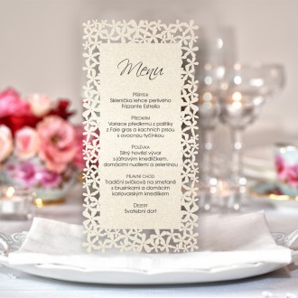 Wedding menu L2107m