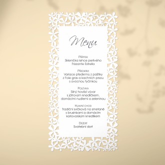 Wedding menu L2107m