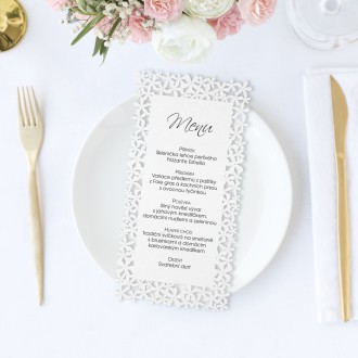 Wedding menu L2107m