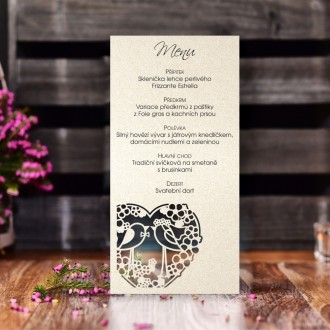 Wedding menu L2122m