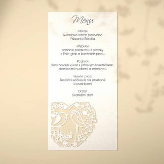 Wedding menu L2122m