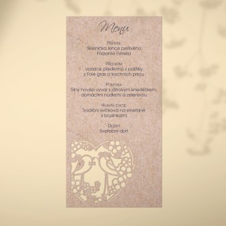 Wedding menu L2122m