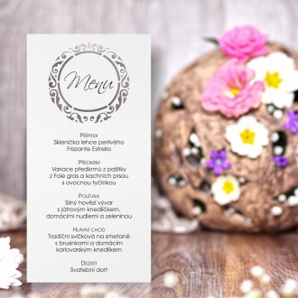 Wedding menu L2125m