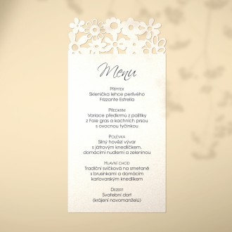 Wedding menu L2126m