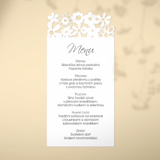 Wedding menu L2126m