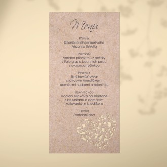 Wedding menu L2132m